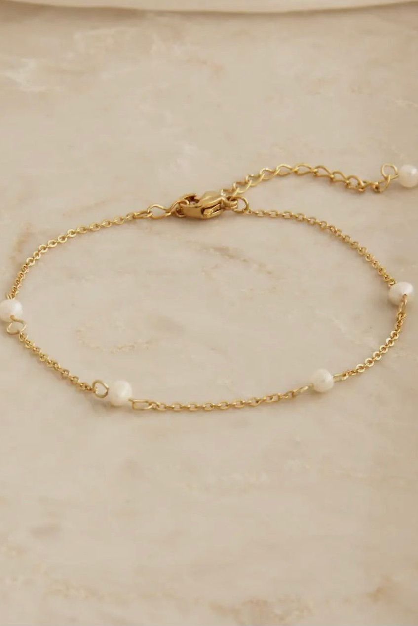 Golden Pearl Bracelet