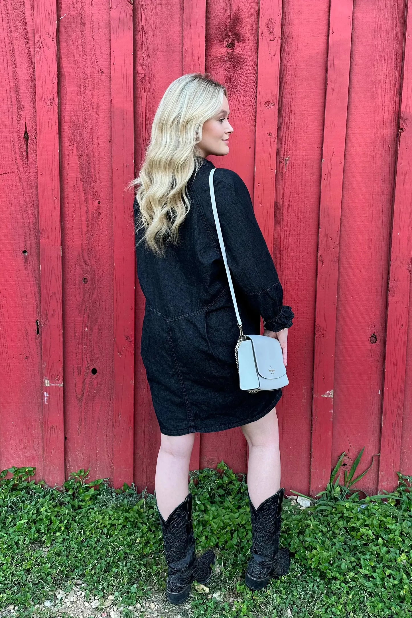 Sweet Pea's Southern Denim Dress