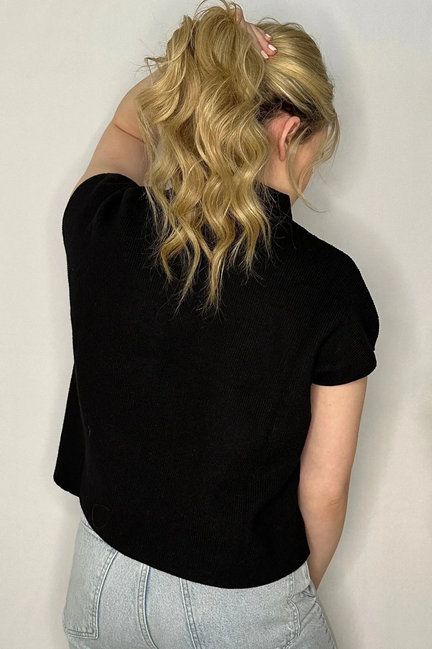 Black Sweater Top