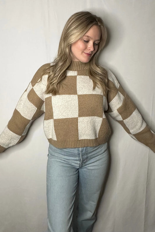 Checkered Chess Sweater